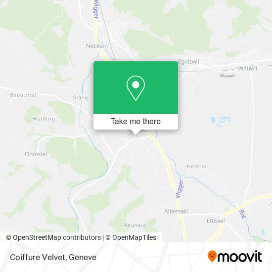 Coiffure Velvet map