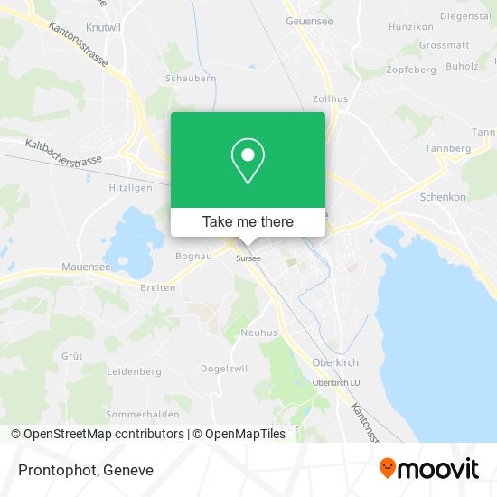 Prontophot map