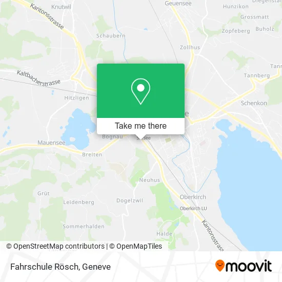 Fahrschule Rösch map