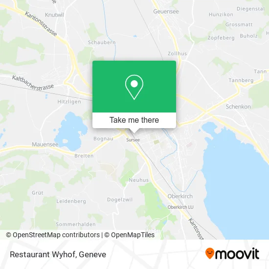 Restaurant Wyhof map