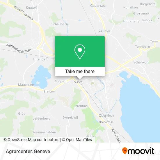 Agrarcenter map