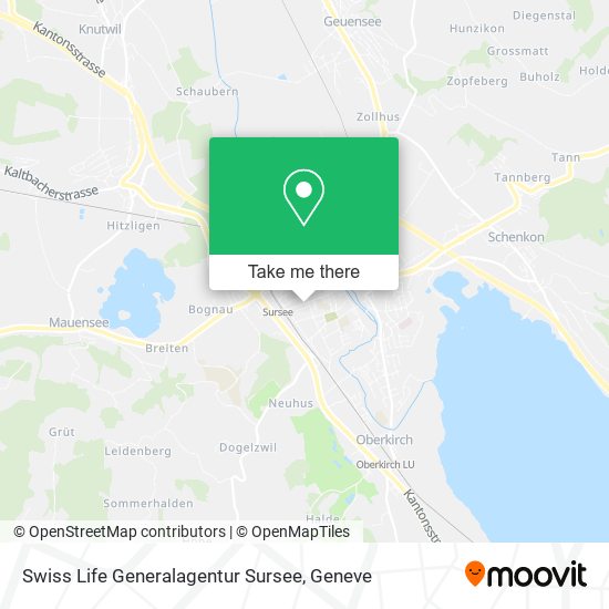 Swiss Life Generalagentur Sursee map