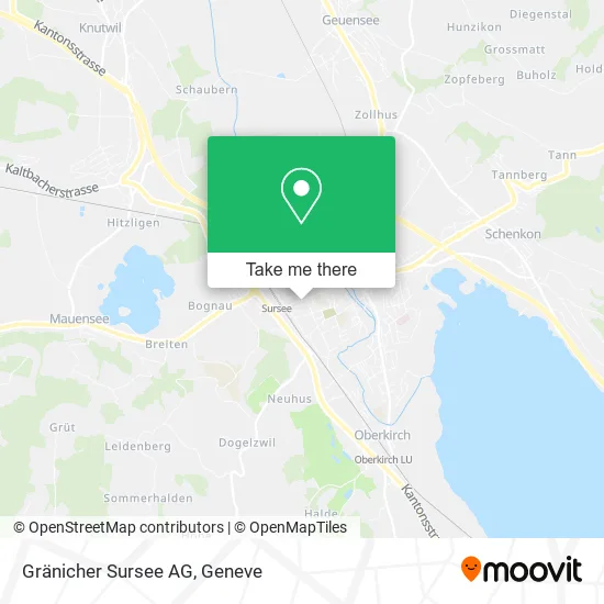 Gränicher Sursee AG map