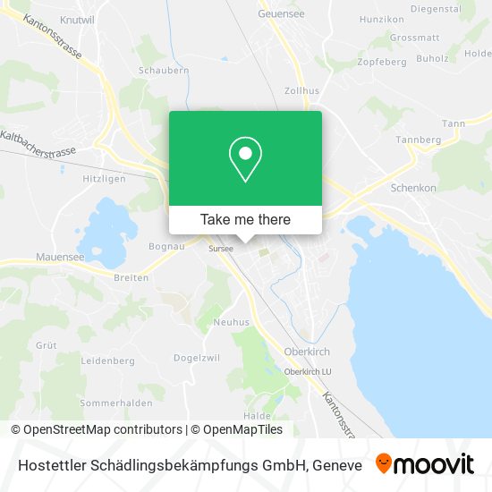 Hostettler Schädlingsbekämpfungs GmbH map