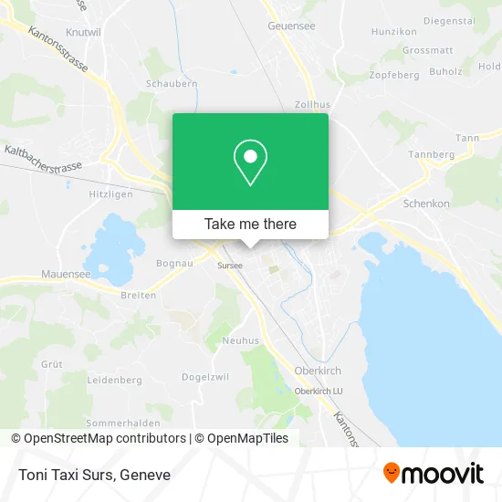 Toni Taxi Surs map