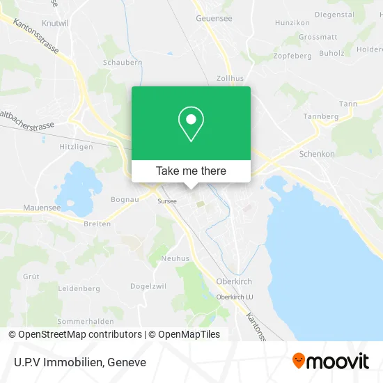 U.P.V Immobilien map