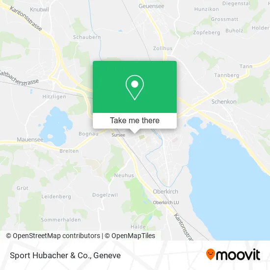 Sport Hubacher & Co. map