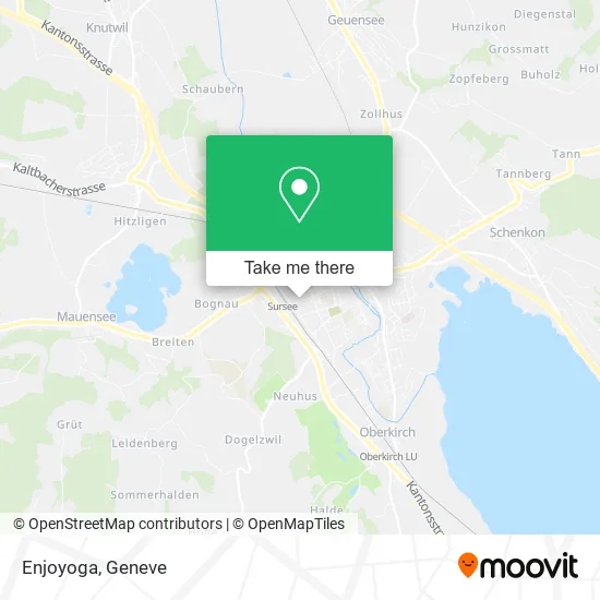 Enjoyoga map