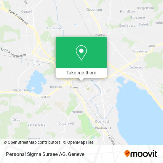 Personal Sigma Sursee AG map