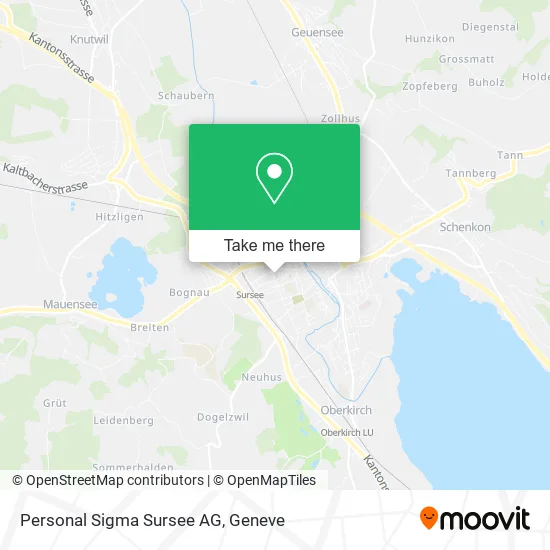 Personal Sigma Sursee AG map