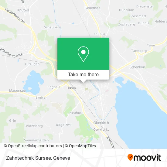 Zahntechnik Sursee map