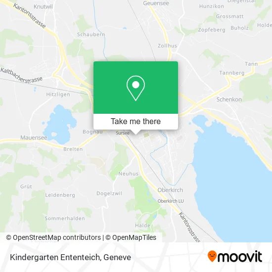 Kindergarten Ententeich map