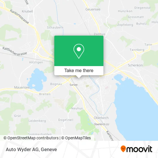 Auto Wyder AG map