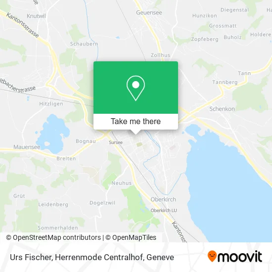 Urs Fischer, Herrenmode Centralhof map