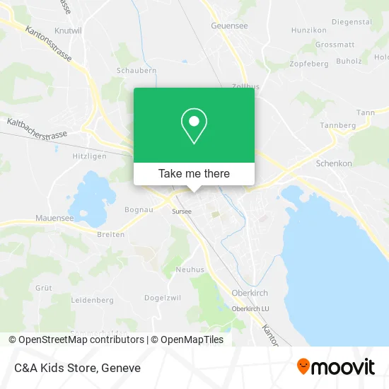 C&A Kids Store map