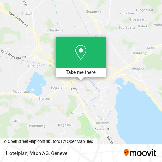 Hotelplan, Mtch AG map