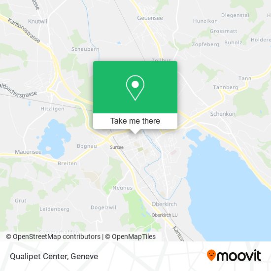 Qualipet Center map