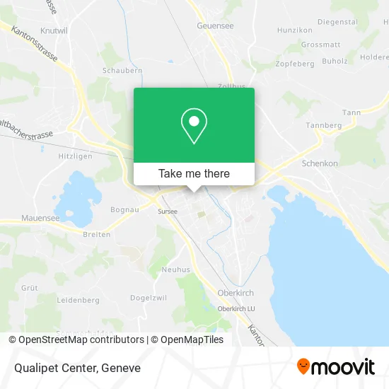 Qualipet Center map