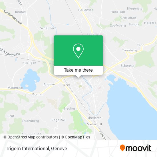 Trigem International map