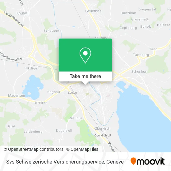 Svs Schweizerische Versicherungsservice map