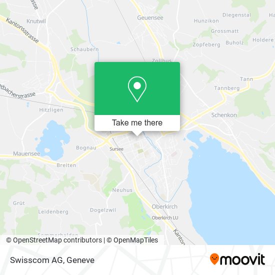 Swisscom AG map