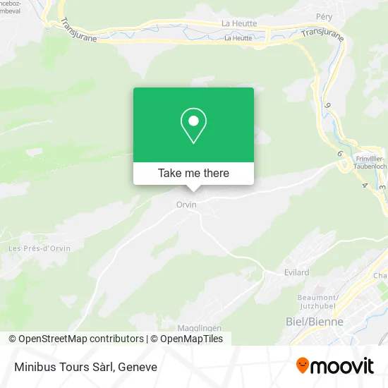 Minibus Tours Sàrl map