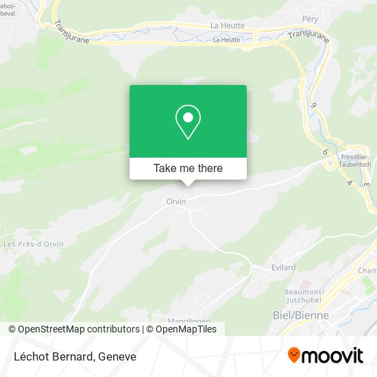 Léchot Bernard map
