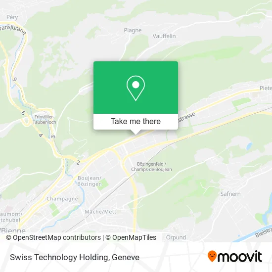 Swiss Technology Holding map