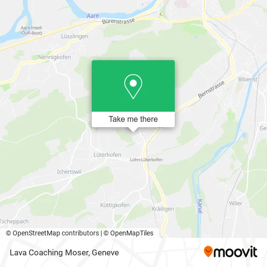 Lava Coaching Moser map