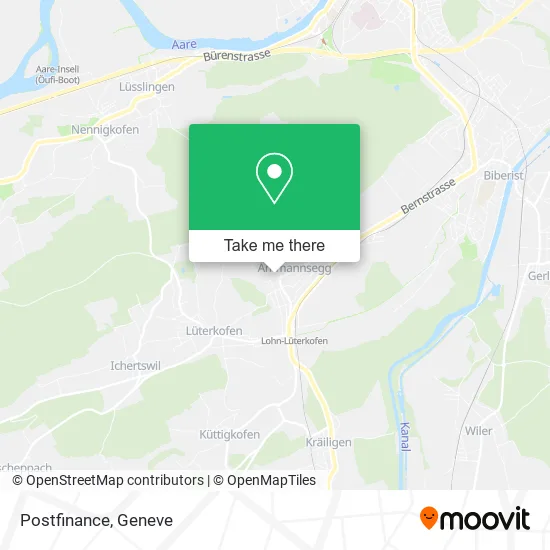 Postfinance map