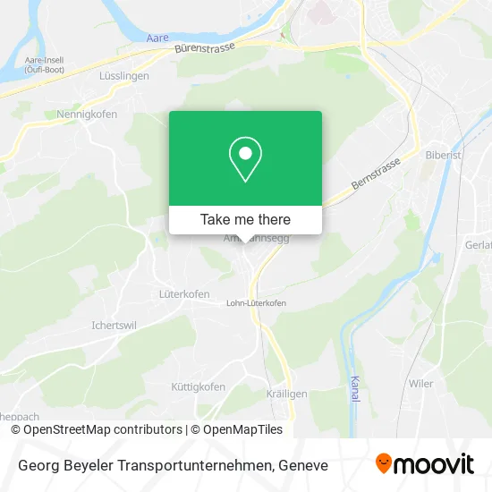 Georg Beyeler Transportunternehmen map
