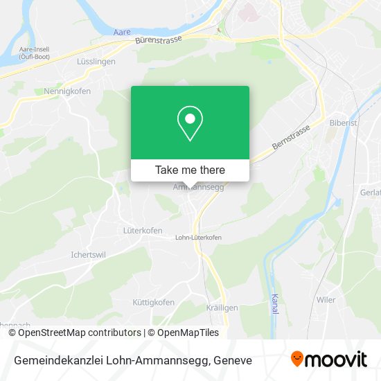 Gemeindekanzlei Lohn-Ammannsegg map