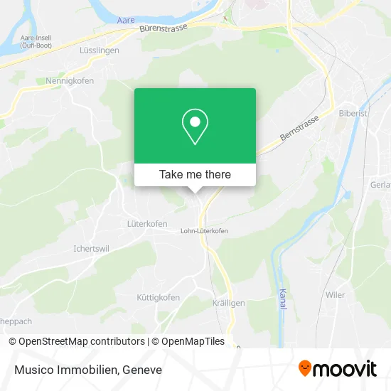 Musico Immobilien map