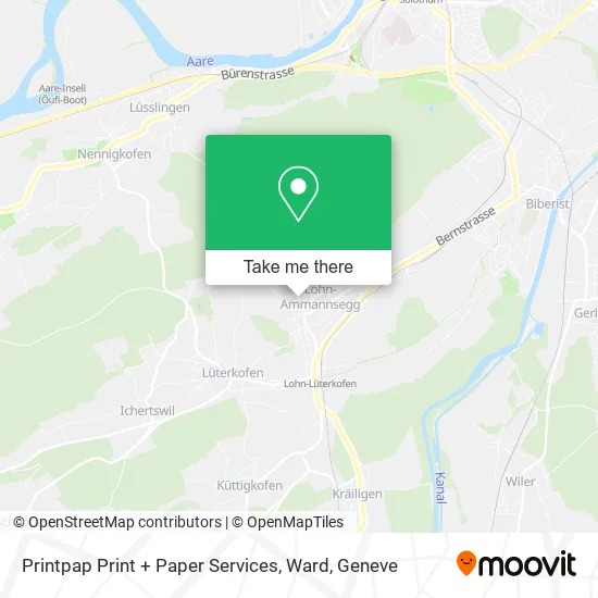 Printpap Print + Paper Services, Ward plan