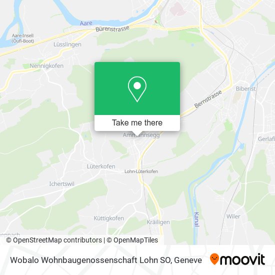 Wobalo Wohnbaugenossenschaft Lohn SO map