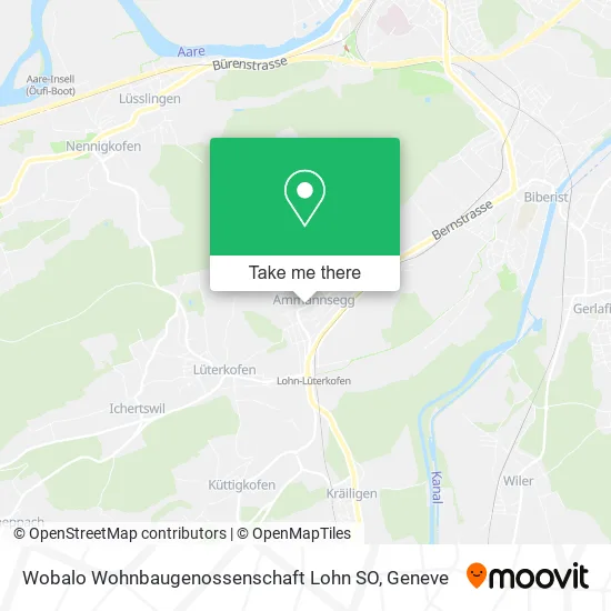 Wobalo Wohnbaugenossenschaft Lohn SO map