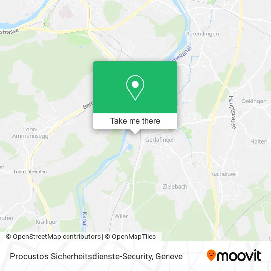 Procustos Sicherheitsdienste-Security map