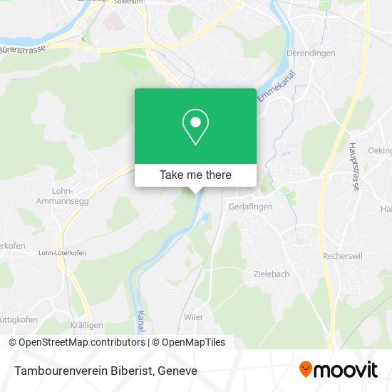 Tambourenverein Biberist map