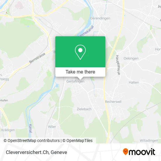 Cleverversichert.Ch map