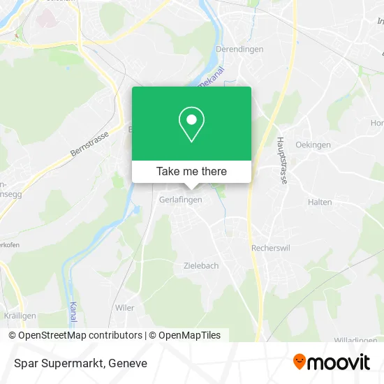 Spar Supermarkt map