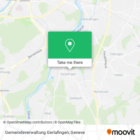 Gemeindeverwaltung Gerlafingen map