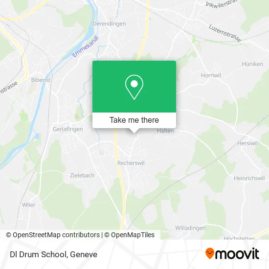 Dl Drum School map