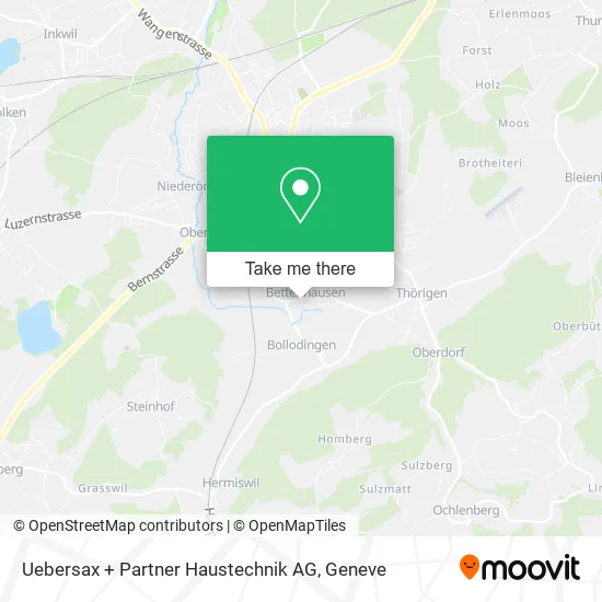 Uebersax + Partner Haustechnik AG map