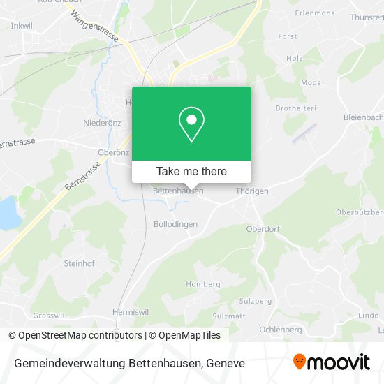 Gemeindeverwaltung Bettenhausen map