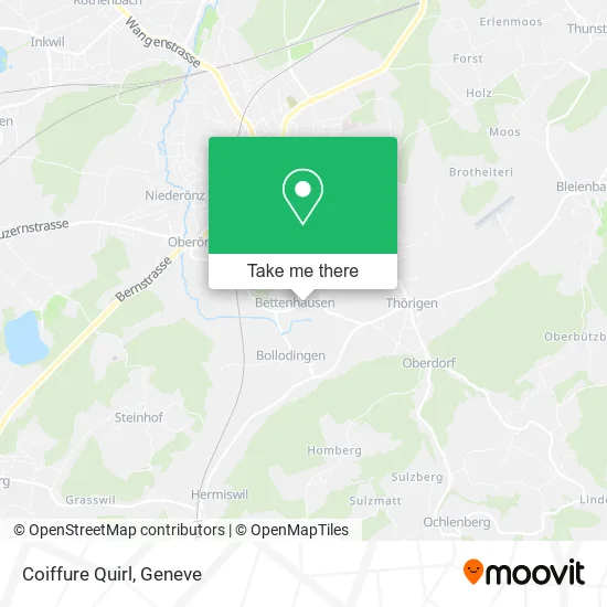 Coiffure Quirl map