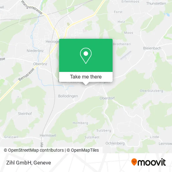 Zihl GmbH map