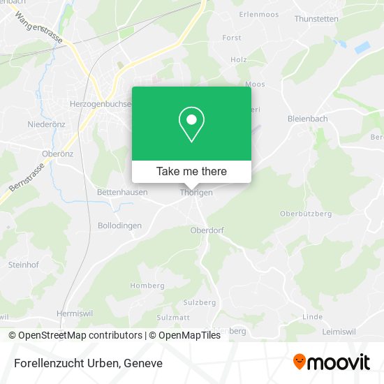 Forellenzucht Urben map