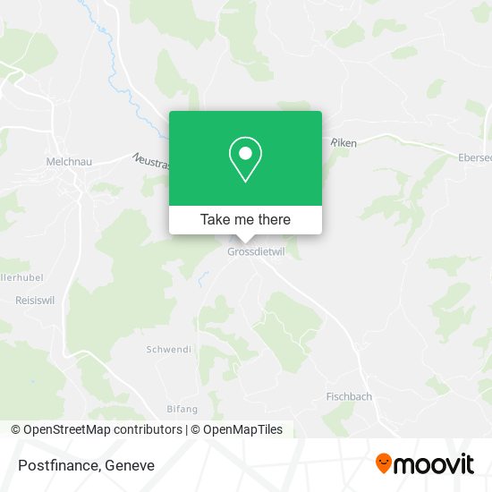 Postfinance map