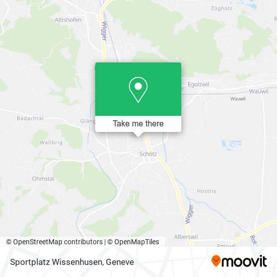 Sportplatz Wissenhusen map