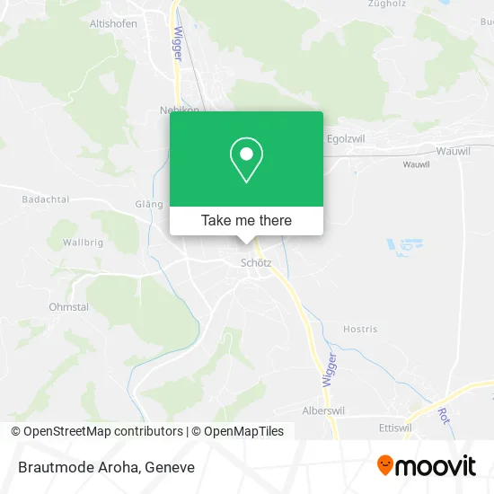 Brautmode Aroha map